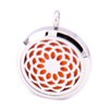 Gatuida 4pcs Choker Necklace Aromatherapy Pad Pendant Stainless Steel Jewelry