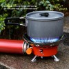 Outdoor Windproof Lotos Long Gas Tank Casette Stove for Camping
