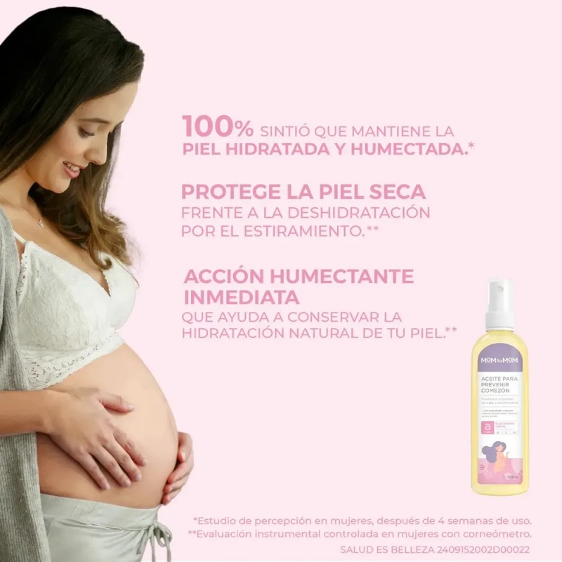 Aceite Corporal Mom to Mom para Prevenir la Comezón 125ml
