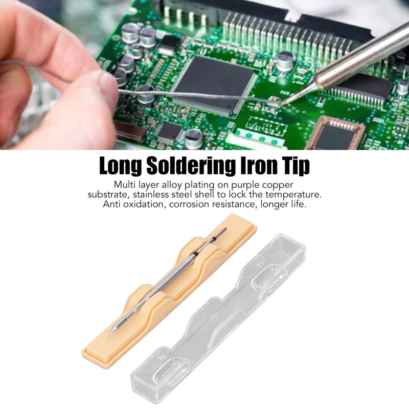 Long Soldering Iron Tip C20 Integrated Anti Rust Universal Internal