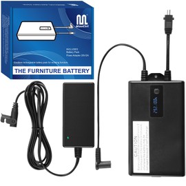 MineCtrl Universal Battery Pack for Reclining Furniture with LCD Display, ZBPOWER 2200mAh Wireless Rechargeable Battery Pack for Power Recliner, Power Sofa, Sectional and Lift Chair