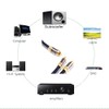 KUYIOHIFI Dual Shielded (OD 8.0mm) 1 RCA Male to 2
