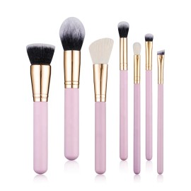 GRACEDO Popularity Explosion Models Nail Fluffy Makeup Brush Pink Gold Mocha Dust Pink Customised  Oval Pink Makeup BrushesColor: Pink, Size Type: regular size