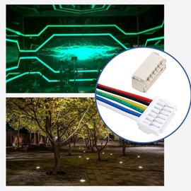 SING F LTD 10 Pairs JST GH 1.25mm 6 Pin Plug Socket with 150mm 28AWG Wires Cables Male and Female Connector Adapter for Robots Lighting LED Strips