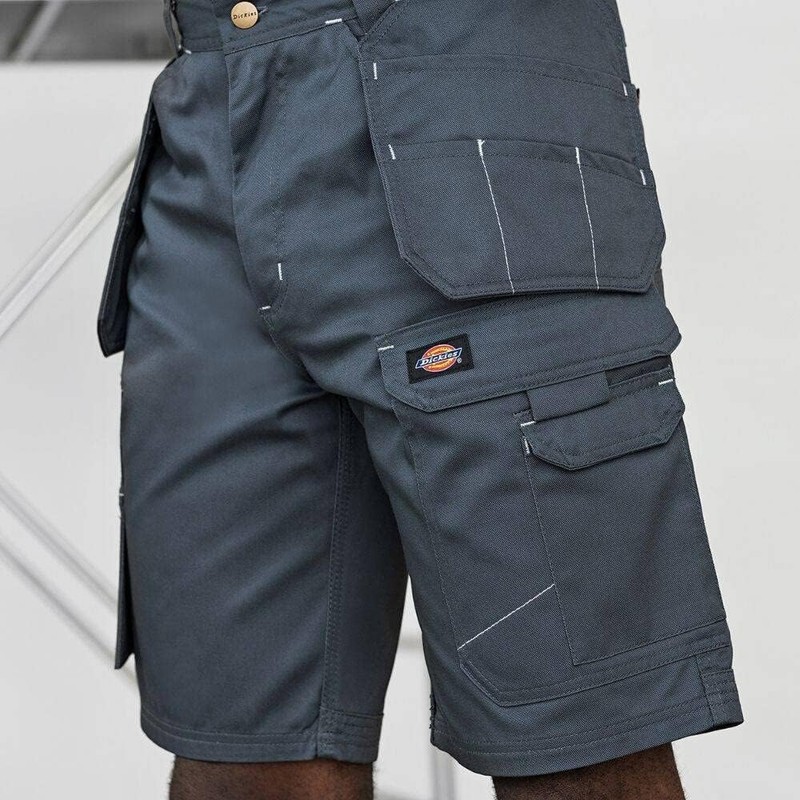 Dickies, Men's, REDHAWK PRO SHORT, GREY, 32