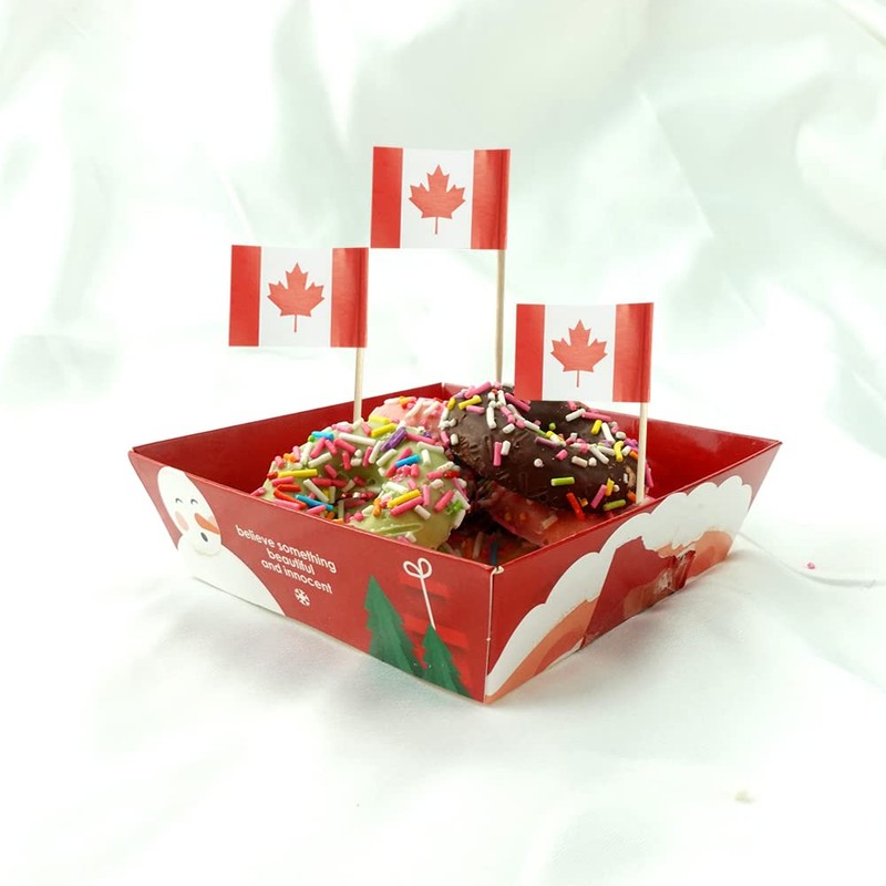 Canada Flag Canadian Flag, Small Mini Canada Toothpick Flags for
