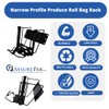 ASSUREPAK Roll Rack - Narrow Profile Produce Roll Rack for