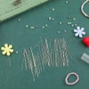 LUNARM 50 Pcs Beading Needles, 2 Sizes Seed Beads Extra