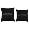 Bloomfield New Jersey - Simple Bloomfield NJ Throw Pillow