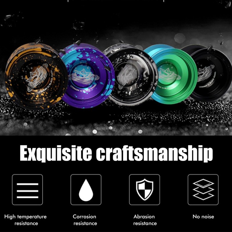 Yoyo Ball Aluminium Aloy Yo Yo with Additional Strings Ideal