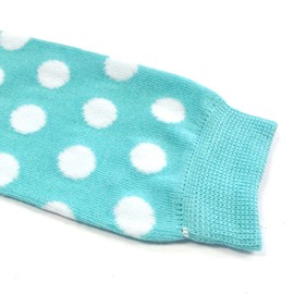 ALLYDREW 4 Pack Baby Leg Warmer Set & Toddler Leg Warmer Set for Boys & Girls, Dots Baby Blue, Hot Pink, Yellow, Orchid