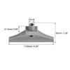 Western Eagle Workshop 2PCS Wind Nozzle G1/4 Male，110mm Width，Flat Air