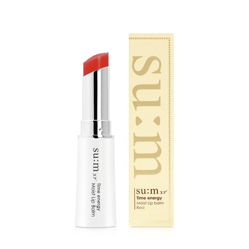 Su:m37 Degrees Time Energy Moist Lip Balm 5.5g Red /