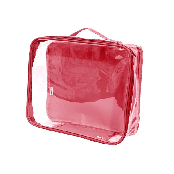 Medium Clear Travel Packing Cube/See-Through Clothes Organizer for Carry on