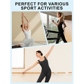 speerise Women Slimming Sleeveless Bodysuit Tank Leotard Jumpsuits Romper for Women, Girls for Gym, Yoga, Workout, Ballet