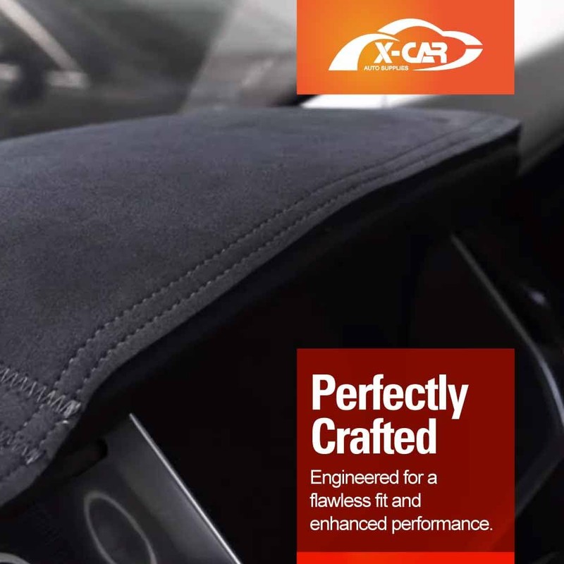 X-CAR Dash Mat for Toyota Kluger 2021-2025 Microfiber Non-Slip Pad