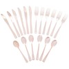 Rose Gold Solid Assorted Plastic Cutlery - Classy & Elegant