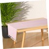 NOLITOY Rustic Pink Table Runner with Tassels Woven Decorative Table