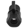 G1/2 Shut Off Valve Brass Water Control Valve Black Shower