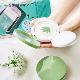 Kim Jeong-mun Aloe 김정문알로에 큐어 마일드 쿨링 선쿠션 25g 본품1개+리필2개 Kim Jeong-mun Aloe Cure Mild Cooling Sun Cushion 25g 1 Main Product + 2 Refills