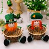 Zerodeko St. Patricks Day Candy Dish: Plush Gnome Doll Candy