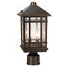 J du J Sierra Craftsman 14" High Outdoor Post Mount