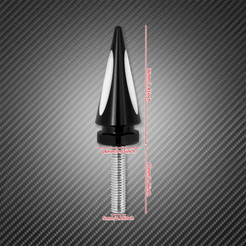 HCmotorku 3 Pieces Motorcycle Windshield Fairing Screw, Motorcycle Windshield Spike