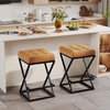 Andeworld 26" Counter Height Bar Stools Set of 2- Backless