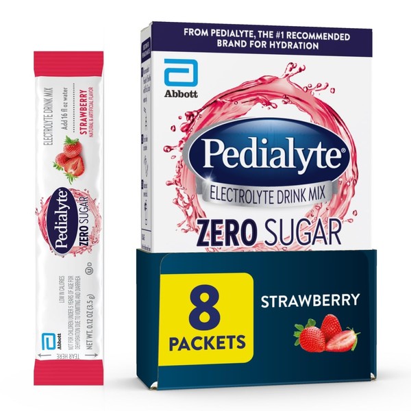 Pedialyte Electrolyte Drink Mix With Zero Sugar | Hydration With