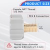 YVSKM 1/2" Pex x 1/2" Female NPT Swivel Adapter No-Lead