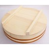市原木工所 寿司桶 白木 プラスチック製タガ 箍 33cm 約 5合用