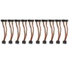 10Pcs SATA Power Adapter 15pin 1 Male to 2 Female