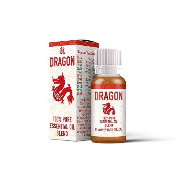 Mystic Moments Dragon | ätherische Ölmischung Chinesisches Sternzeichen 10 ml, 10ml, 10