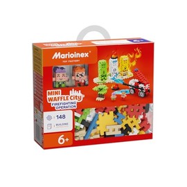 Marioinex Toy Factory Mini Waffle City Fire Brigade Action 148 Pieces