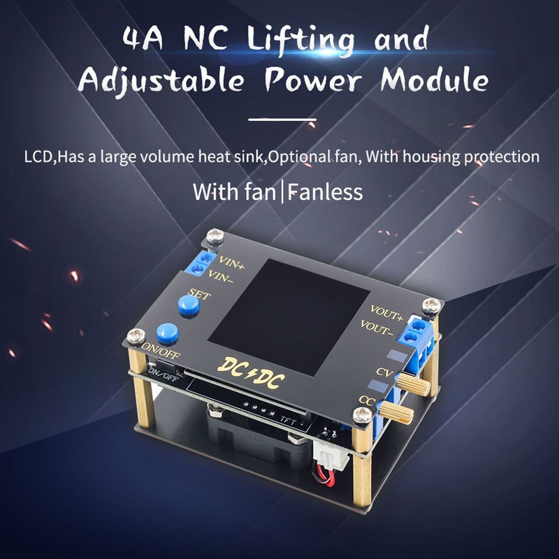 DC Buck Boost Converter Adjustable Voltage CC CV Power Supply