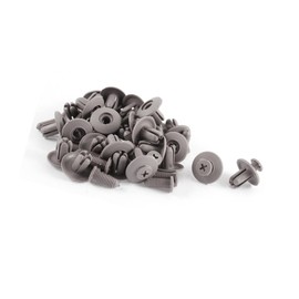 Hihaha 30 Pcs Car Trim Panel Plastic Screw Rivet Gray Durable Material