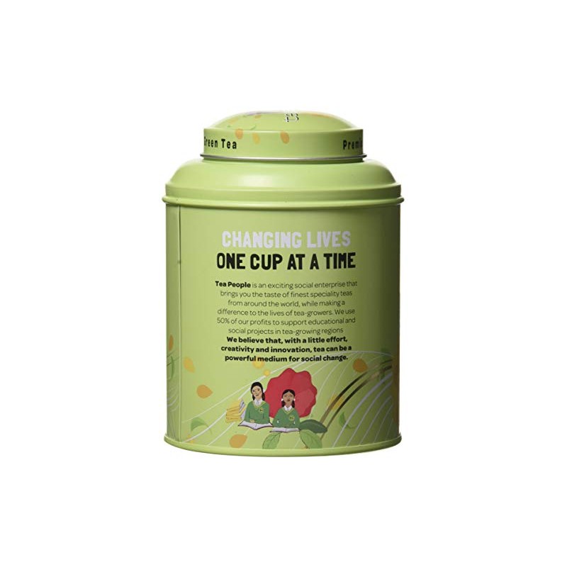 Tea People Lemon Green - 20 Pyramid Tin Caddy