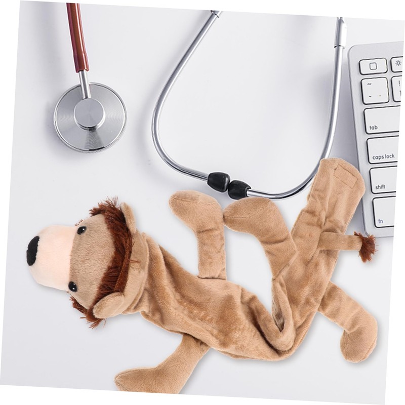 IWOWHERO Cartoon Animal Stethoscope Cover Sleeve Plush Protector for Doctors