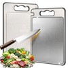 Titanium Cutting Board, Double Sided Chopping Board for Kitchen, Non