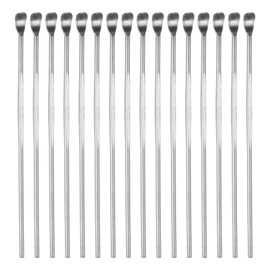HARFINGTON 50 Pcs Wax Carving Tool 3" Easy to Hold and Engrave Stainless Steel Wax & Clay Sculpting Accessories Spoon Ear Removal Tool for Wax Molding Shaping Making