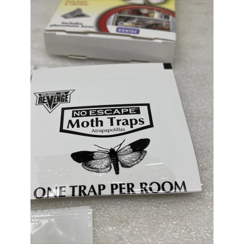 Revenge (2 Pack) Revenge No Escape Moth Traps Lures, For