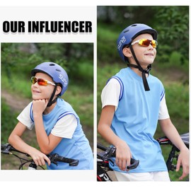 DUCO Sports Youth Baseball Sunglasses for Kids Unbreakable TR90 Frame Lightweight Sun Glasses for Boys and Girls DK261