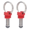 2Pcs Keg Pressure Relief Valve Ball Lock Lid Cornelius Style