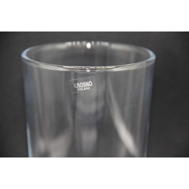 KROSNO Crate & Barrel Dylan Krosno Poland Highball Glasses Tumblers Set of 4 NEW