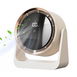 Small Bedroom Fan - Silent Desk Fan for Tables,Powerful Personal Air Quality Enhancer, Wall Mounted Bedroom Ventilador, Night Lights for Kids