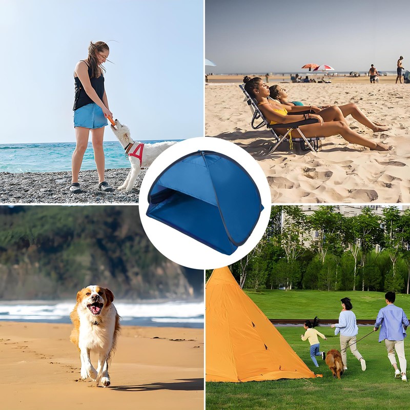 Sunshade and Sun Protection Pop Up Beach Tent,Mini Personal Beach