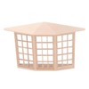 1/12 Dollhouse Bay Window Exquisite Miniature Wooden 45 Degree Corner