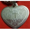Stainless Steel Pendant with Our Father Prayer in Spanish -
