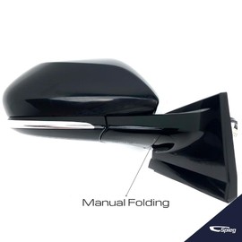 Spieg Passenger Side Mirror for 2016-2022 Toyota Prius Power Adjustment Heated Glass Blind Spot Monitoring Manual Folding Paint To Match 6 Pins Right TO1321357