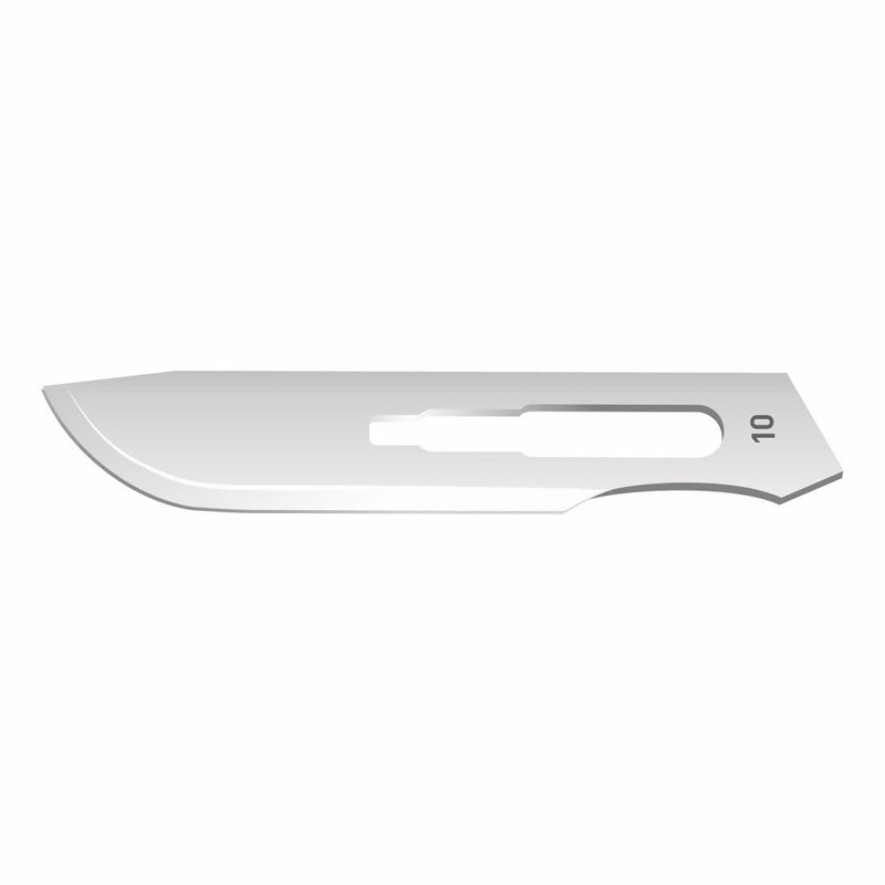 NICE 100 x No.10 Sterile Stainless Steel Surgical Blades SS10